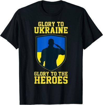 T-Shirt Glory to Ukraine! Glory to the heroes! Support Ukraine
