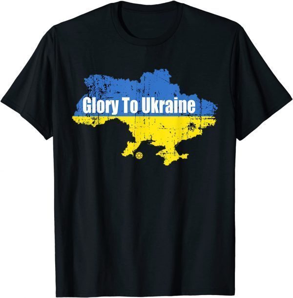 2022 Glory To Ukraine ,Ukrainian Country Flag Gift T-Shirt