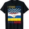 T-Shirt Faded Distressed Ukraine Flag