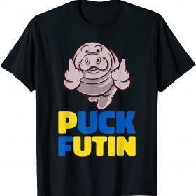 Puck Futin Stop War Stand With Ukraine Peace Manatee Unisex T-Shirt