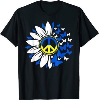 Classic Sunflower Ukraine Ukrainian Flag Ukraine Flag P Ride Vintage TShirt