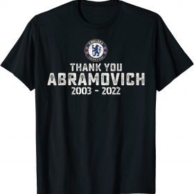 2022 Vintage Thank You Roman Abramovich Chelsea Soccer Club TShirt