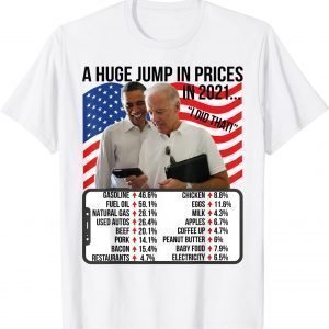 T-Shirt Biden High Prices Inflation Bad Economy Gas Supply Chain Dem