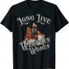 2022 Long Live Western Women Cowgirl Rodeo Horse Girl Rodeo Mom T-Shirt