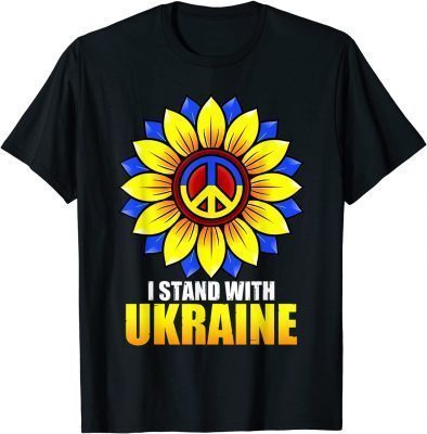 Classic Ukrainian Lover I Stand With Ukraine Sunflower Shirts