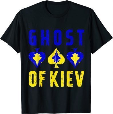 2022 Ghost of Kyiv Stand With Ukraine Lover Hero Of Kiev Vintage Tee Shirts