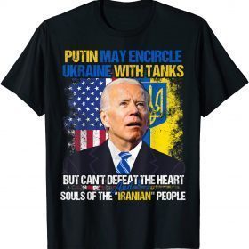 Support Ukraine Anti Biden America Ukrainian Flag Ukraine 2022 TShirt