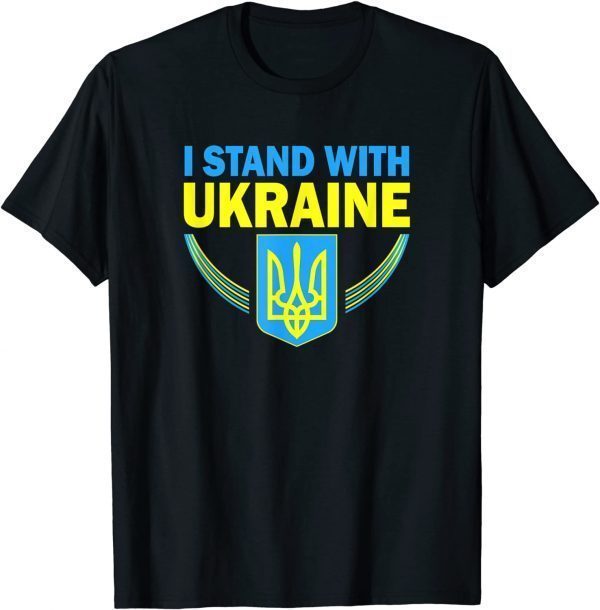 Ukraine Flag I stand With Ukraine, Support Ukraine Shirt