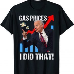 T-Shirt Gas Prices Gas Pump I Did That Funny Anti Joe Biden Meme