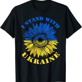 Official Support Ukraine Stand I With Ukraine Flag Sunflower Shirt