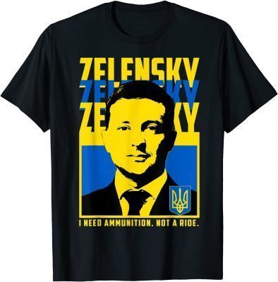 Volodymyr Zelensky, Ukraine Ukrainian Flag Classic T-Shirt