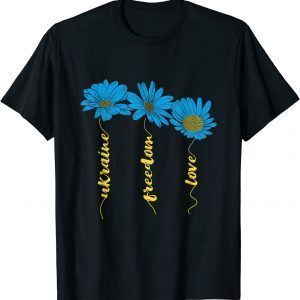 Ukraine Flag Sunflower Freedom Love Official Shirt
