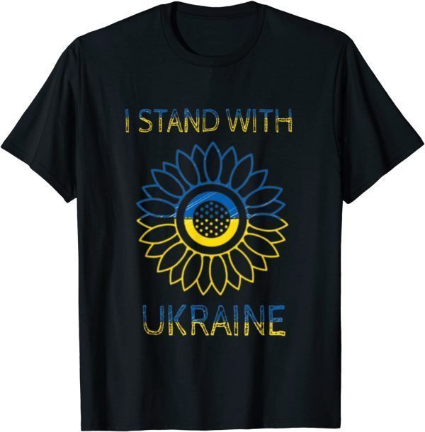 Ukraine Flag Sunflower, Ukrainian Support Lover Unisex Shirts