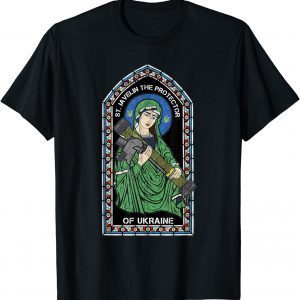 T-Shirt St. Javelin The Protector of Ukraine St Stand With Ukraine