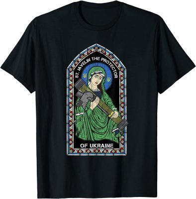 T-Shirt St. Javelin The Protector of Ukraine St Stand With Ukraine