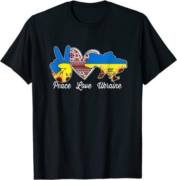 2022 I Stand With Ukraine Sunflower Ukraine Classic T-Shirt