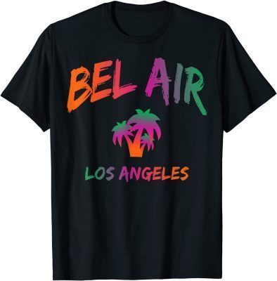 2022 Bel Air Los Angeles California Tie Dye Text Classic T-Shirt