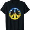 2022 Sunflower Ukrainian Flag I Stand With Ukraine Ukraine Peace T-Shirt