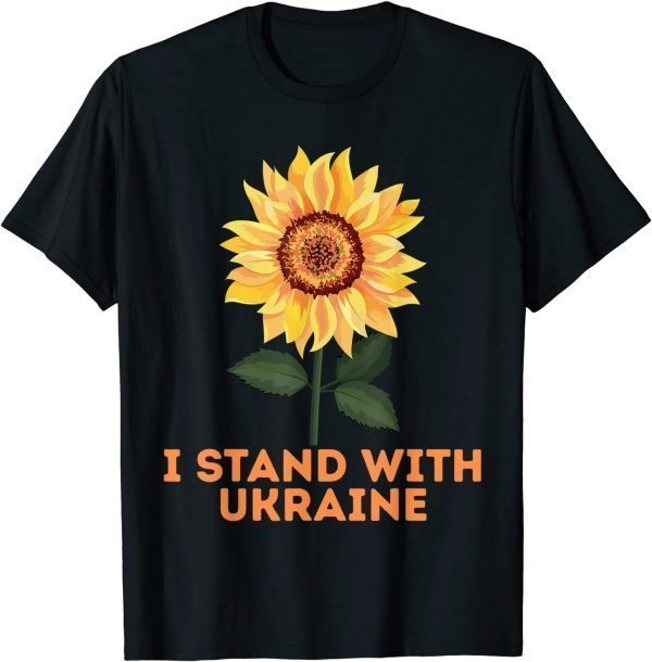 Free Ukraine,I Stand With Ukraine Sunflower Support For Ukraine Men Shirts