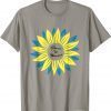 T-Shirt Peace in Ukraine Sunflower for Women Ukrainian Flag