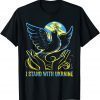 Official Support Ukraine I Stand With Ukraine Bird of Peace Tee Shirts