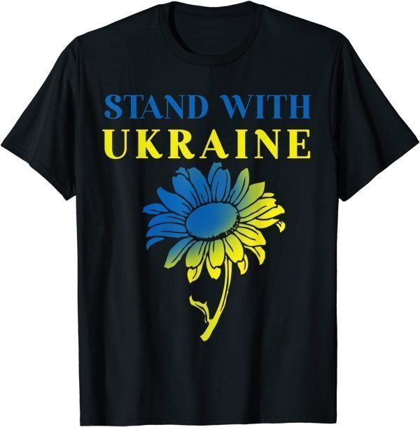 No War , Ukraine Sunflower Tee Shirts