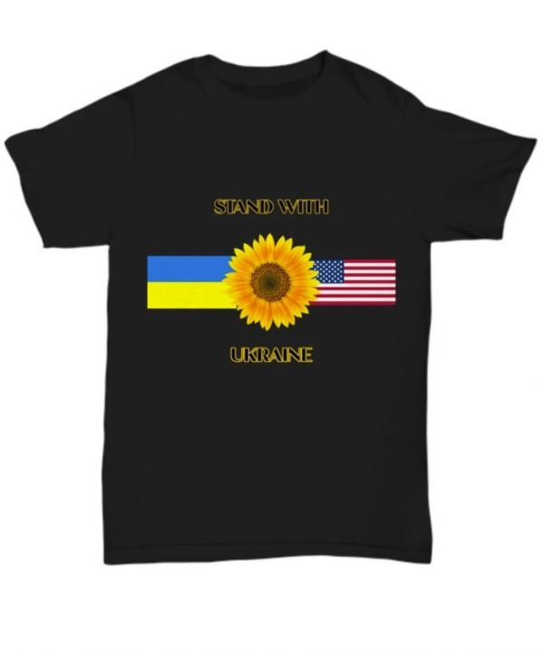 Stand with Ukraine, Ukraine flag, Sunflower Shirt