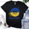 Official Ukraine Sunflower, Ukraine Flag Sunflower ,Ukrainian Support Lover T-Shirt