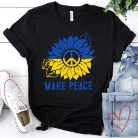 Official Ukraine Sunflower, Ukraine Flag Sunflower ,Ukrainian Support Lover T-Shirt