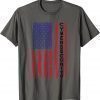 T-Shirt Cybersecurity US Flag Distressed