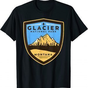 Glacier National Park Montana Hike Outdoors Funny T-Shirt