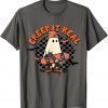 Official Creep It Real Ghost Halloween Sweating Sucks Skeleton Boys T-Shirt