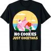 Santa Summer Christmas In July Xmas Cocktail Beach Gift T-Shirt