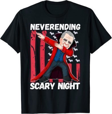 Anti Biden Government Neverending Scary Night Halloween Tee T-Shirt