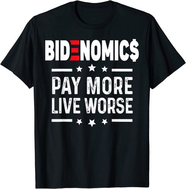 Classic BIDENOMICS Biden Pay More Live Worse T-Shirt