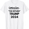 Official Trump for President 2024 MAGA Political T-Shirt