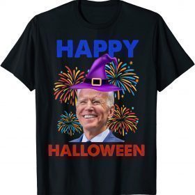 Halloween Funny Happy 4th Of July Anti Joe Biden T-Shirt