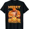 Joe Biden Merry Thanksgiving Confused Happy Halloween 2022 T-Shirt