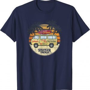 Stranger Things 4 Surfer Boy Pizza Van Unisex T-Shirt