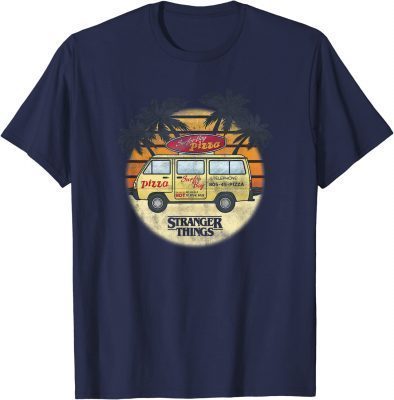 Stranger Things 4 Surfer Boy Pizza Van Unisex T-Shirt