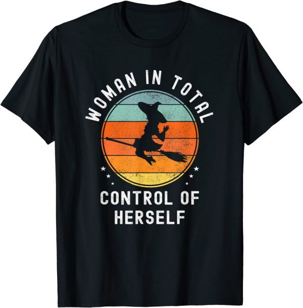 WITCH Woman in total control of herself Funny Feminist Retro T-Shirt