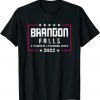 Brandon Falls A National Landmark Funny Biden Sarcastic Unisex T-Shirt