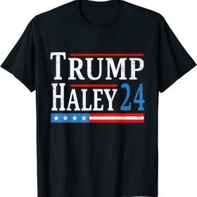 Official Trump Haley 2024 President Election Republican Ticket T-Shirt