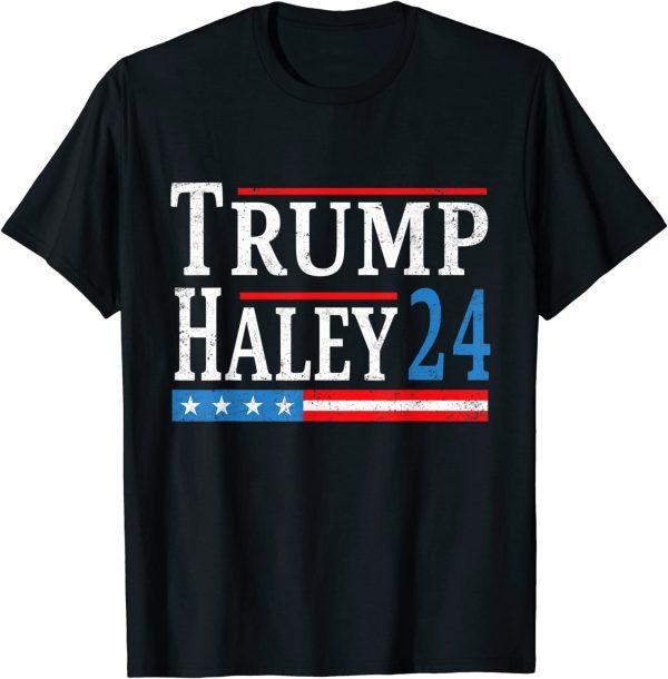 Official Trump Haley 2024 President Election Republican Ticket T-Shirt