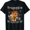 Trumpkin Drinking Beer Make Halloween Great Again Tee Shirts