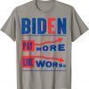 T-Shirt Biden Pay More Live Worse ,Anti Biden Pay More