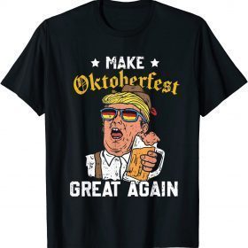 Make Oktoberfest Great Again Funny Trump German Beer Lovers Vintage T-Shirt