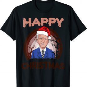 Joe Biden Halloween Rainbow Happy Christmas Santa Hat Classic T-Shirt