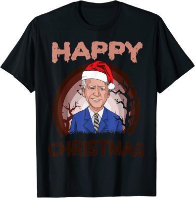 Joe Biden Halloween Rainbow Happy Christmas Santa Hat Classic T-Shirt
