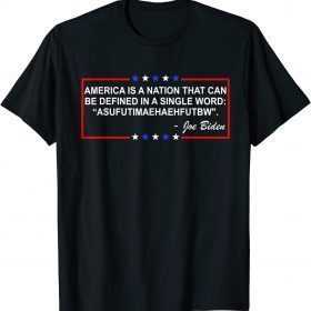 Biden America Is A Nation ... Defined In Single Word Tee Shirt